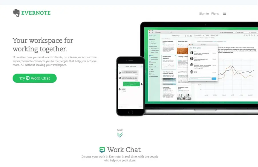 <a href="https://www.uplabs.com/posts/evernote-work-chat">Source: Up</a>