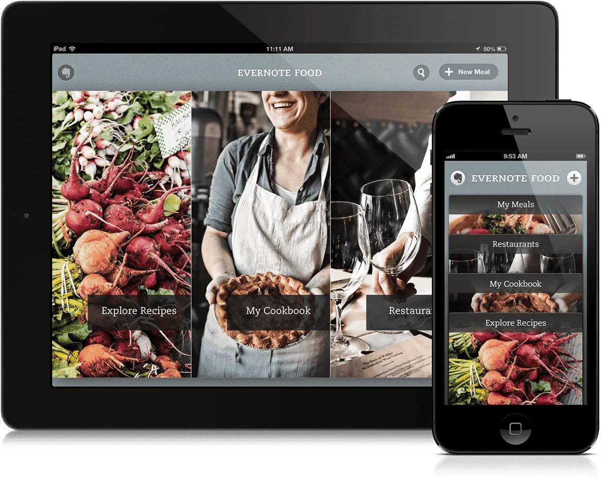 <a href="https://www.behance.net/gallery/6761663/Evernote-Food-for-iOS">Source: Behance</a>